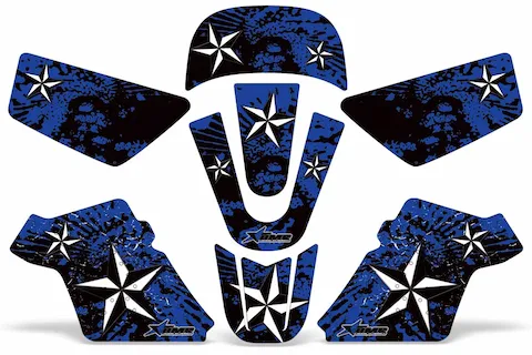 Yamaha PW50 with the North Star graphic kit