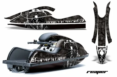 Kawasaki 800 SX-R with the Reaper graphic kit