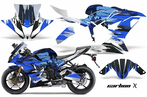 Kawasaki ZX-6R 636 with the Carbon X graphic kit