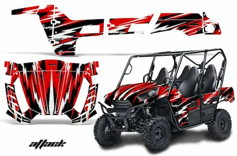 Kawasaki Teryx 800 4 Door with the Attack graphic kit